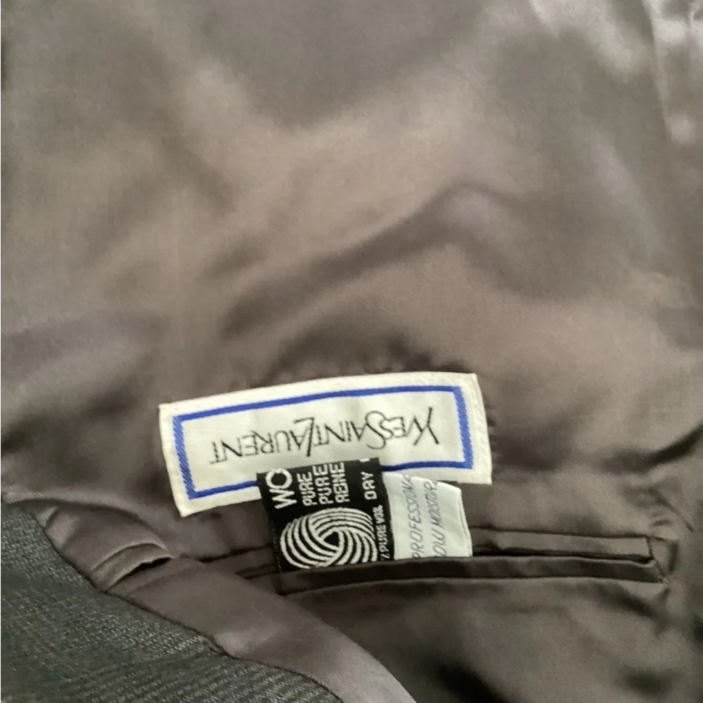Yves Saint Laurent wool single Breasted Blazer